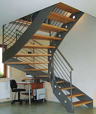 WEKO Treppen - Designertreppe Stahlholztreppen